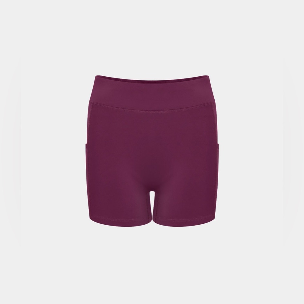 Crisscross Backless Flare 2-Piece Pocket Dance Active Dress Magenta Purp… - Picture 6 of 14